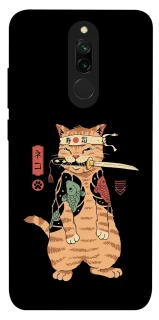 Чохол на Xiaomi Redmi 8 Кіт-самурай фото 1 з 1