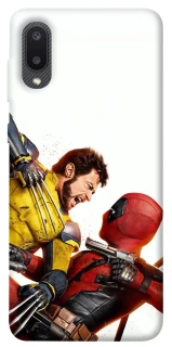Чехол на Samsung Galaxy A02 Deadpool and Wolverine фото 1 из 1