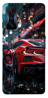 Чехол на Xiaomi Poco F4 GT Red sports car фото 1 из 1