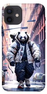 Чехол на Apple iPhone 12 (6.1") Панда курьер фото 1 из 1