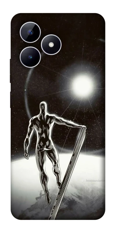 Чехол на Realme Note 50 5G Серебряный сёрфер фото 1 из 1