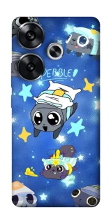 Чехол на Xiaomi Poco F6 Pebble kitten stars фото 1 из 1