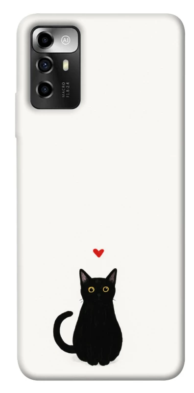 Чохол на ZTE Blade V40 Vita cat in love фото 1 Чохол на ZTE Blade V40 Vita cat in love фото 1 з 1