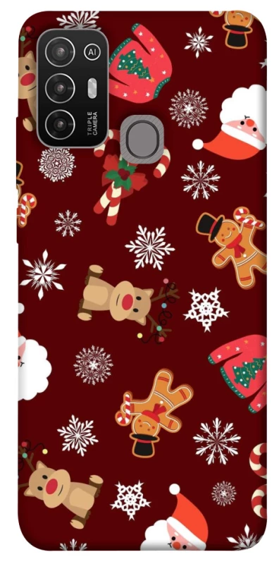 Чехол на ZTE Blade A52 Новогодний v6 фото 1 из 1