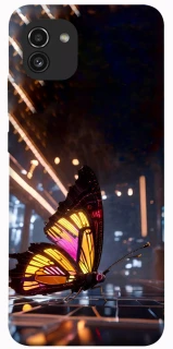 Чохол на Samsung Galaxy A03 Cyber butterfly фото 1 з 1