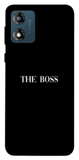 Чохол на Motorola Moto E13 The boss фото 1 з 1