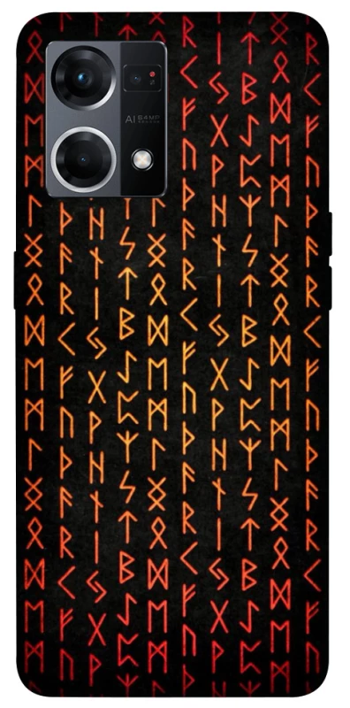 Чехол на Oppo Reno 7 4G Руны фото 1 из 1