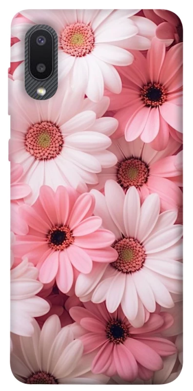 Чехол на Samsung Galaxy A02 Розовые цветы v2 фото 1 из 1