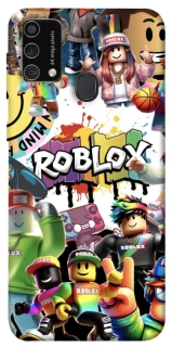 Чехол на Samsung Galaxy M21s Roblox Characters Collage фото 1 из 1