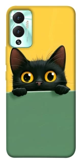 Чохол на Infinix Hot 12 Play Black cat v2 фото 1 з 1