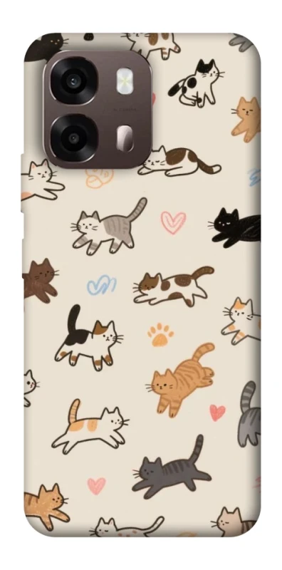 Чохол на Oppo A6 Cat style ver.2 фото 2 з 2