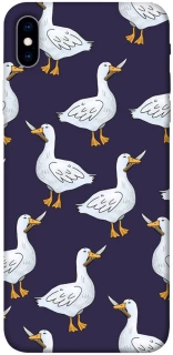 Чехол на Apple iPhone XS Max (6.5") Гуси с претензией фото 1 из 1