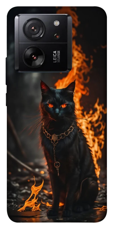 Чохол на Xiaomi 13T Pro Вогняний кіт фото 1 з 1