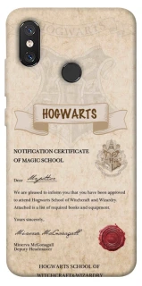 Чехол на Xiaomi Mi 8 The Hogwarts acceptance letter фото 1 из 1