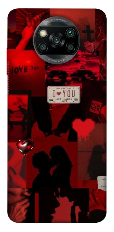 Чохол на Xiaomi Poco X3 NFC / Poco X3 Pro Love collage ver.2 фото 1 з 1