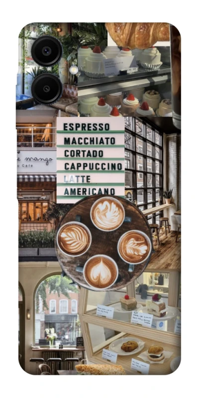 Чохол на Samsung Galaxy A06 Coffee collage ver.5 фото 1 з 1