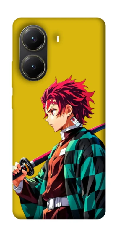 Чехол на Xiaomi Poco X6 Pro Tanjiro Kamado v2 фото 1 из 1