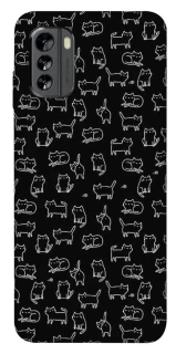 Чохол на Nokia G60 Black Cats фото 1 з 1
