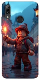 Чохол на Huawei P Smart (2019) Roblox Fire Logo Blue Flames фото 1 з 1