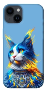 Чохол на Apple iPhone 14 (6.1") Кіт патріот фото 1 з 1