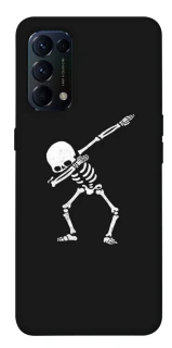 Чехол на Oppo Reno 5 4G Halloween skeleton фото 1 из 1
