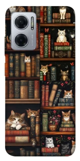 Чехол на Xiaomi Redmi Note 11E Cats & Books фото 1 из 1