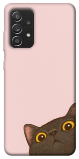 Чехол на Samsung Galaxy A52 4G / A52 5G Peeping cat фото 1 Чехол на Samsung Galaxy A52 4G / A52 5G Peeping cat фото 1 из 1