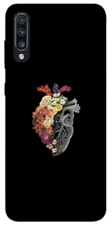 Чохол на Samsung Galaxy A70 (A705F) Heart with flowers фото 1 з 1