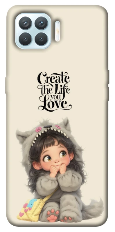 Чохол на Oppo F17 Pro Create the life you love фото 1 з 1