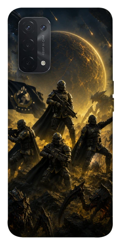 Чохол на Oppo A54 5G / A74 5G HELLDIVERS ver.2 фото 1 з 1
