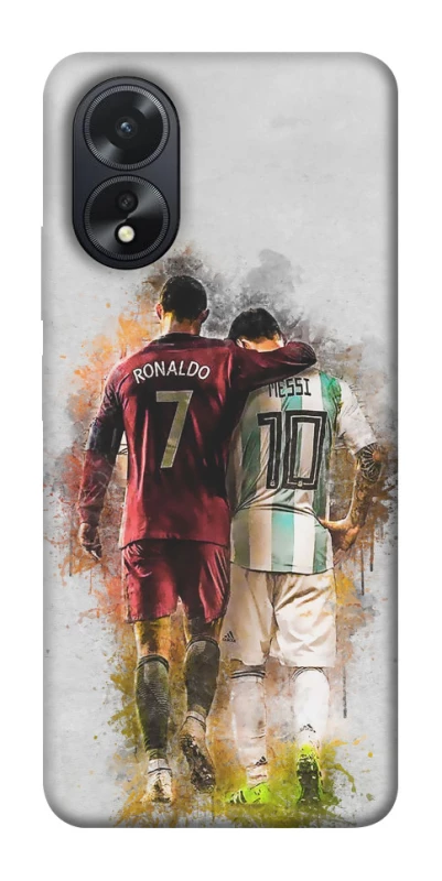 Чехол на Oppo A38 Ronaldo и Messi фото 1 из 1