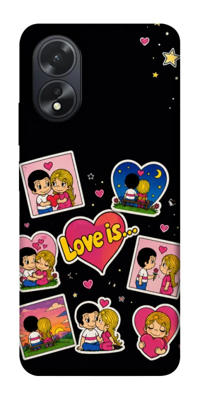 Чохол на Oppo A18 Love is фото 1 з 1