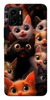 Чохол на Vivo Y15s happy cats фото 1 з 1