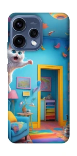 Чохол на Oppo Reno 15 crazy cat фото 1 з 2