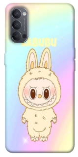 Чехол на Oppo Reno 4 Fluffy Rainbow Labubu фото 1 из 1