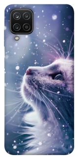 Чохол на Samsung Galaxy A12 Snow cat фото 1 з 1