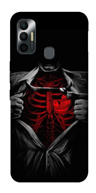 Чохол на TECNO Spark 7 Skeleton Heart фото 1 з 1