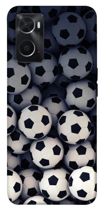 Чохол на Oppo A76 4G Футбольні м'ячи фото 1 з 1