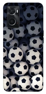 Чохол на Oppo A76 4G Футбольні м'ячи фото 1 з 1