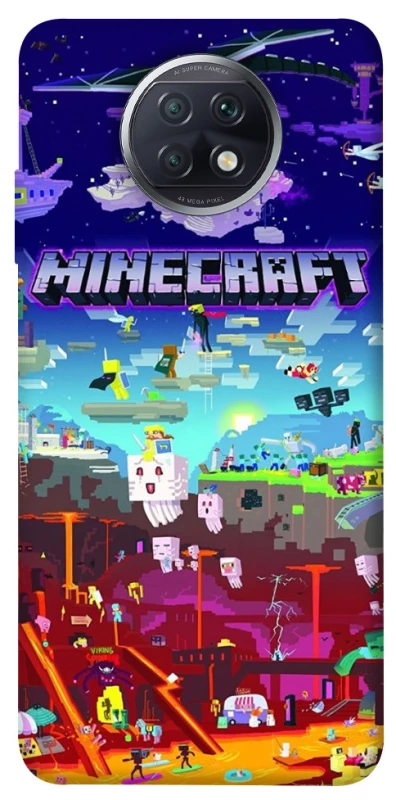 Чохол на Xiaomi Redmi Note 9 5G / Note 9T Minecraft world фото 1 з 1
