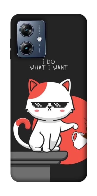 Чехол на Motorola Moto G54 Power I do what i wont фото 1 из 1