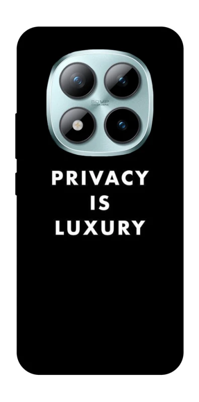 Чохол на Xiaomi Redmi Note 15 Pro+ 5G Privacy is luxury фото 1 з 1