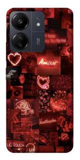 Чехол на Xiaomi Poco C65 Love collage ver.6 фото 1 из 1