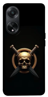 Чохол на Oppo A98 Golden Skull фото 1 з 1