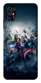 Чехол на ZTE Blade V2020 Smart Marvel heroes фото 1 из 1