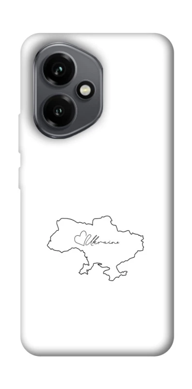 Чохол на Honor 400 Ukraine map фото 1 з 1