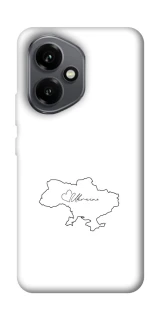 Чохол на Honor 400 Ukraine map фото 1 з 1