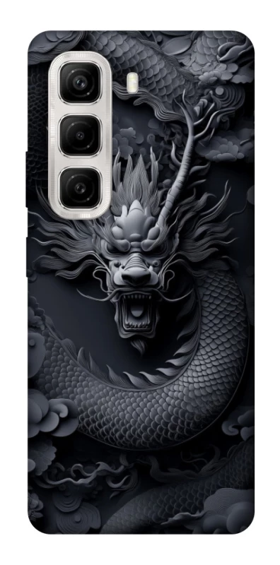 Чохол на Infinix Hot 50 4G black dragon фото 1 з 1