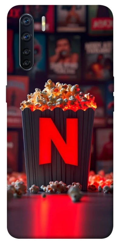 Чехол на Oppo A91 Netflix and popcorn фото 1 из 1