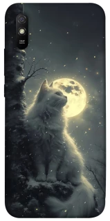 Чохол на Xiaomi Redmi 9A Кіт під місяцем фото 1 з 1